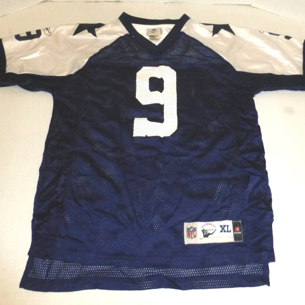 Reebok NFL Vintage Collection Boys Tony Romo #9 Cowboys Jersey Size: XL (18-20)